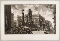 TvB G 6589
<br/>
Veduta del Campidoglio di fianco
<br/>
<em>Piranesi, Giovanni Battista (1720-1778)</em>